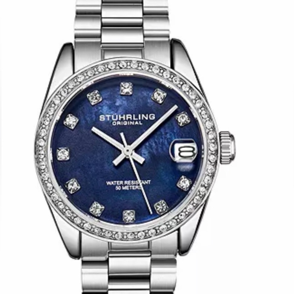 Stuhrling Women s Quartz Watch 31mm Stainless Steel Silver Bracelet - Picture 7 of 7